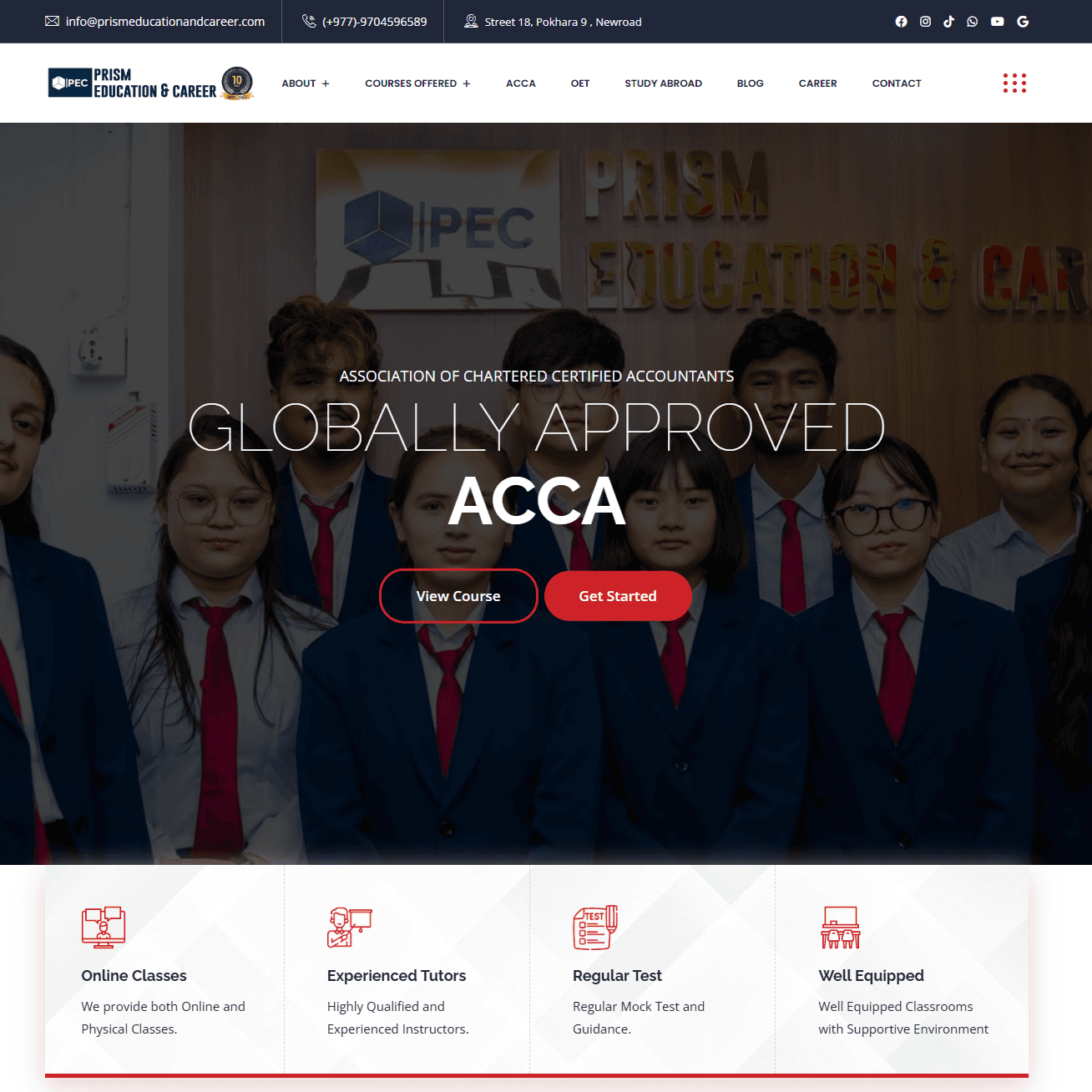 Prism Education and Career